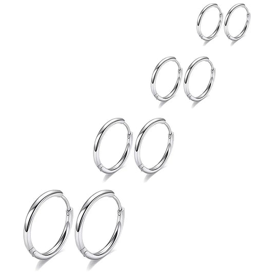 4 Pairs of Earrings Set